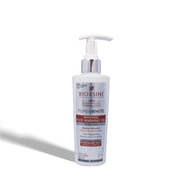 Bioxsine Pure & White Whitening Face Wash Gel 200ml